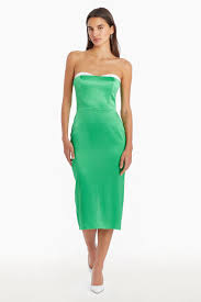 MELINE SILK MIDI DRESS