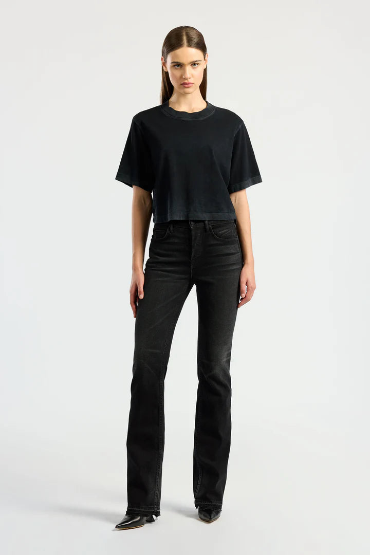 Tokyo Crop Tee Vintage Wash
